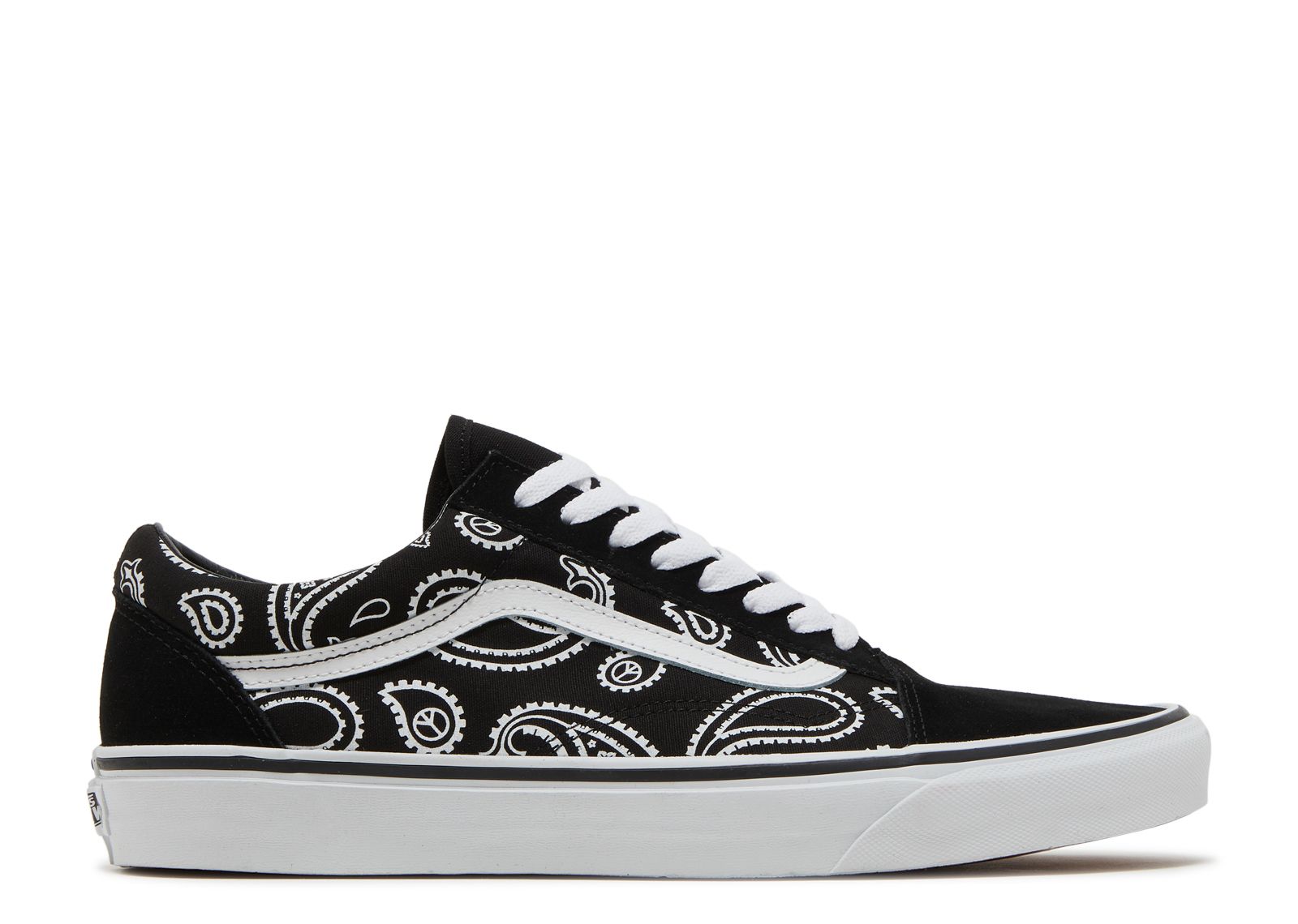 Old Skool 'Peace Paisley - Black'