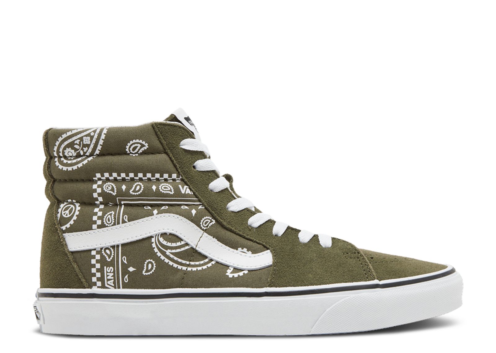 Sk8-Hi 'Peace Paisley - Grape Leaf'