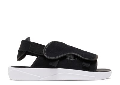 Jordan LS Slide 'Black University Red'