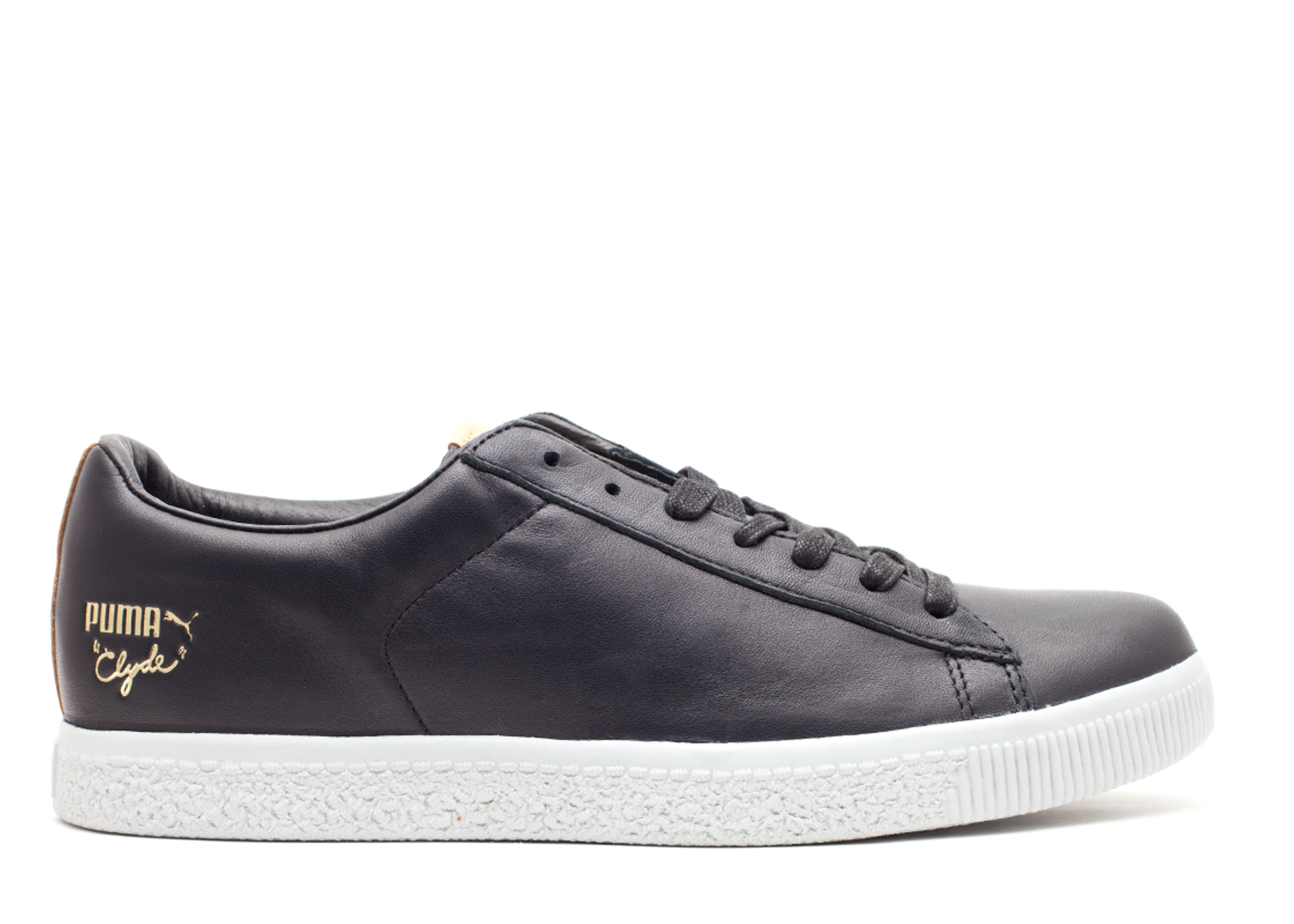 puma clyde luxe black
