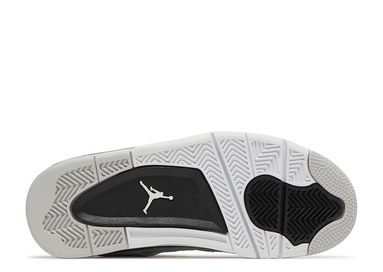Air Jordan 4 Retro GS 'Military Black' - Air Jordan - 408452 111 -  white/black/neutral grey