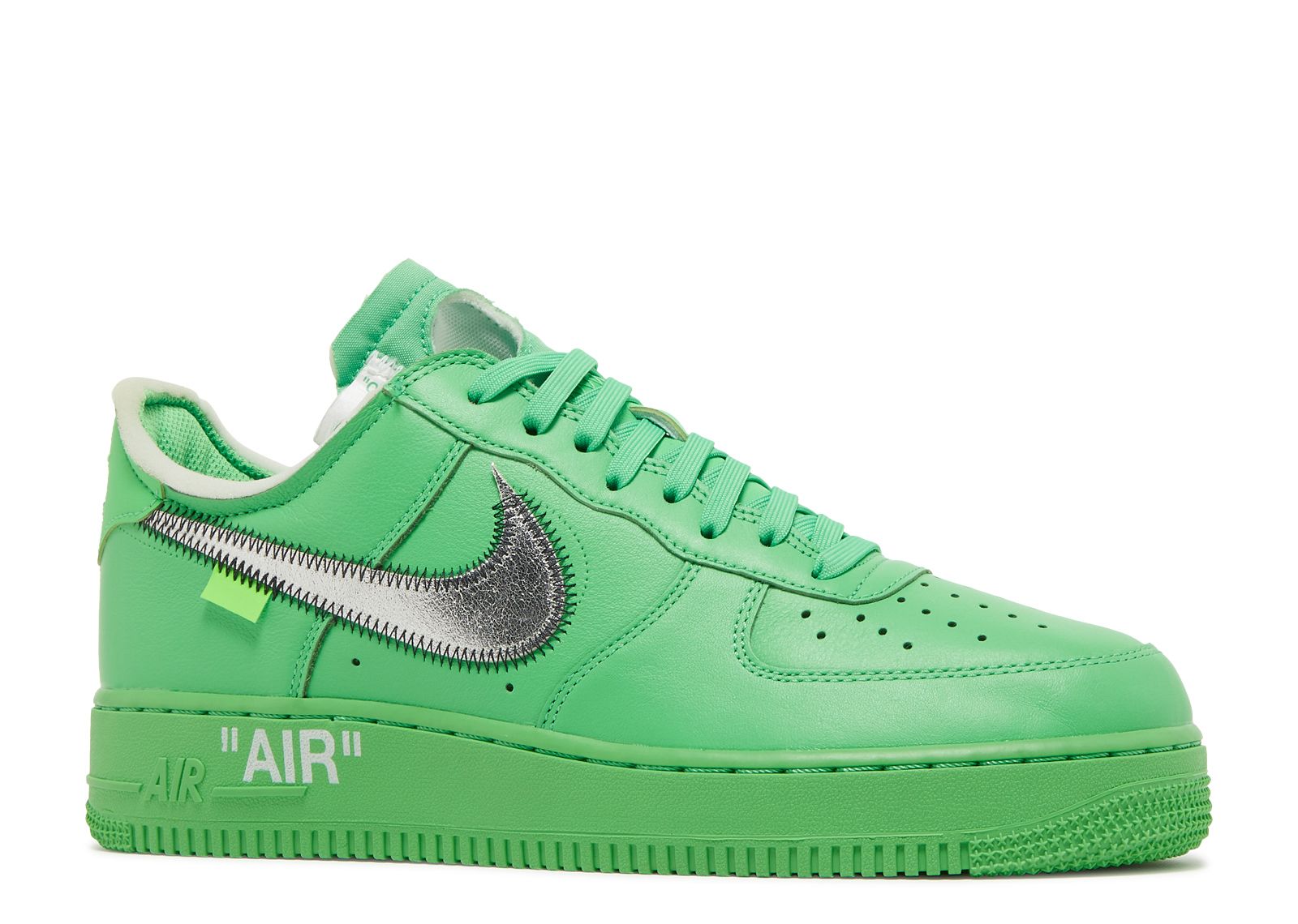 Off White X Force 1 Low - Nike - DX1419 300 - light green spark | Flight Club