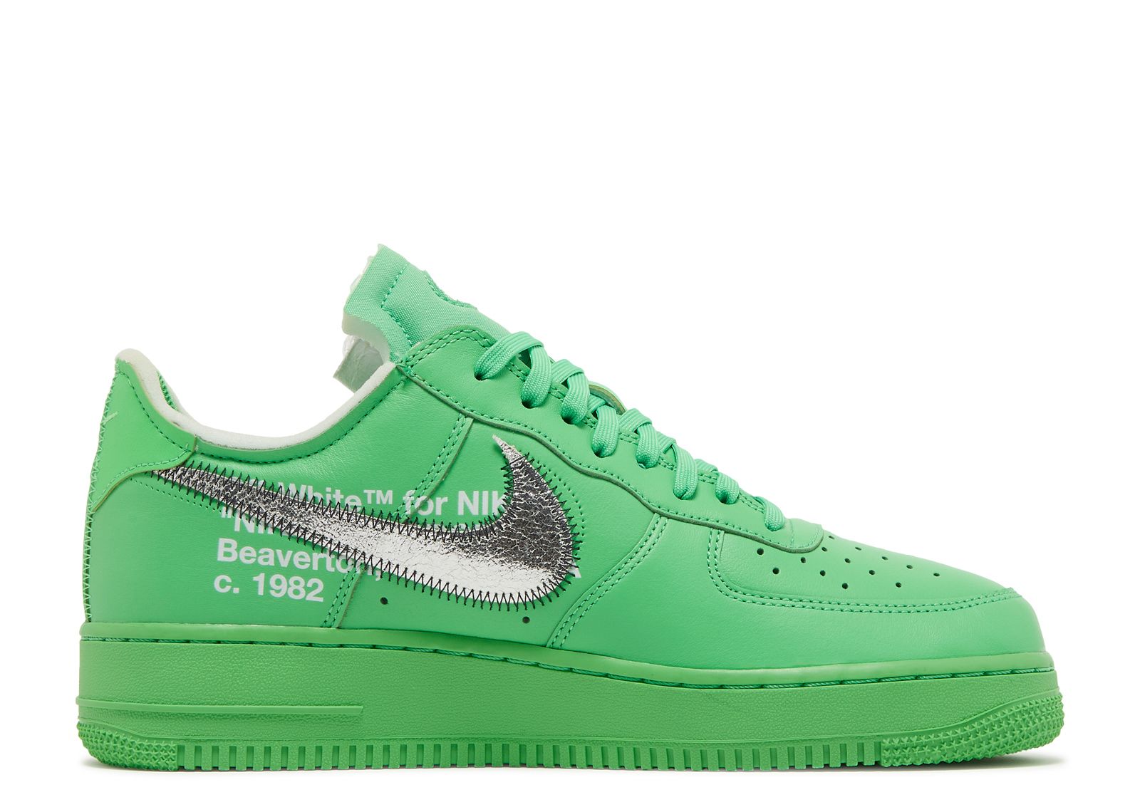 Nike Air Force 1 Low x Off-White Light Green Spark DX1419-300 | Size UK 9