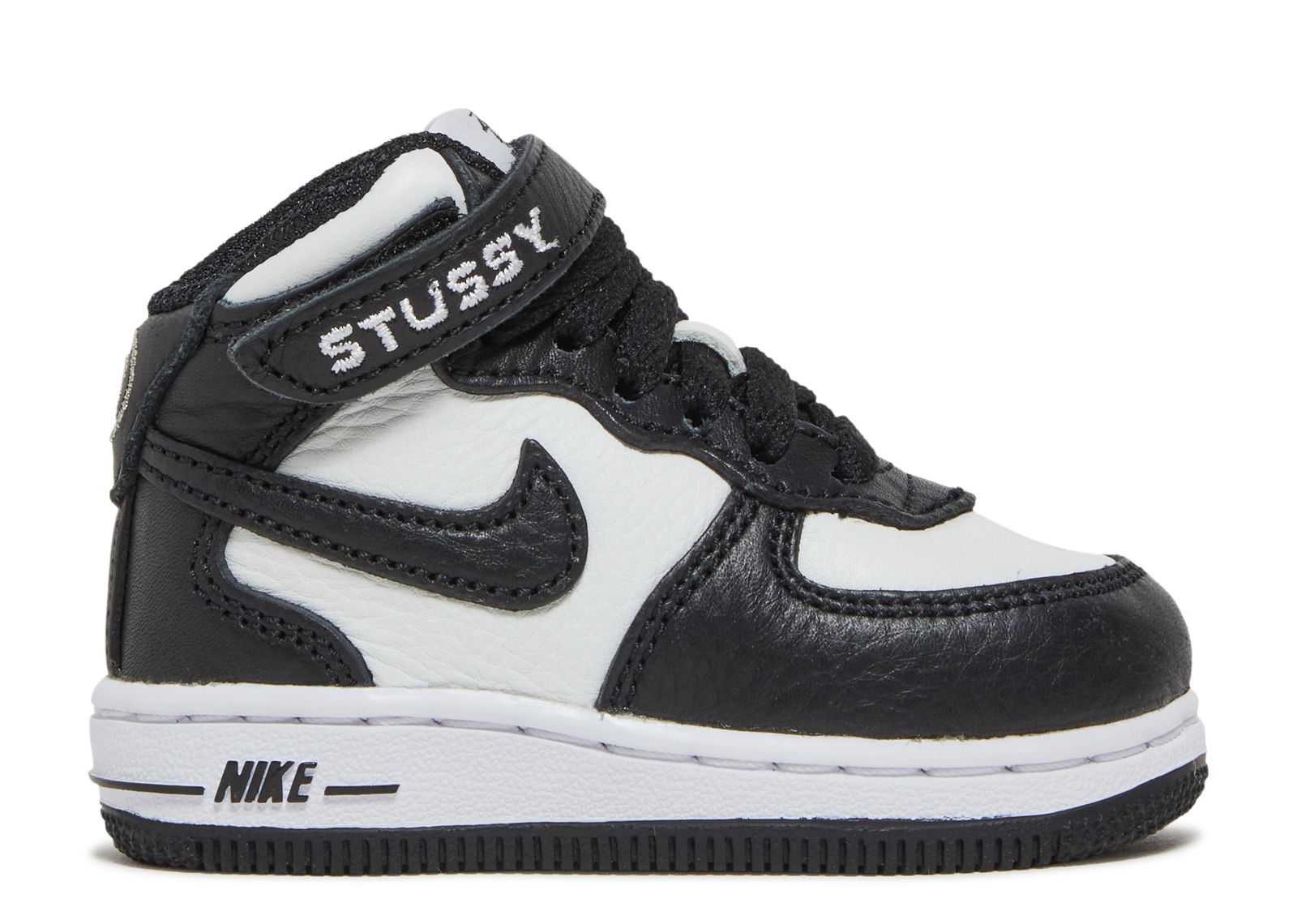 Stussy X Air Force 1 Mid TD 'Black White' - Nike - DN4160