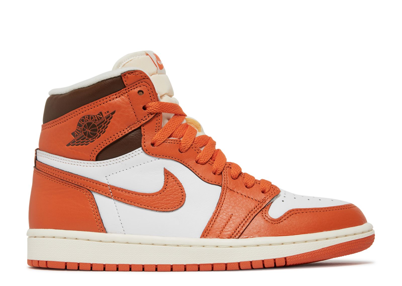 brown and orange jordan 1