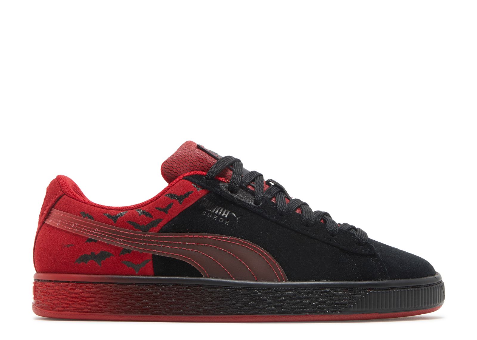 Batman x Suede Classic Big Kid 'Black Barbados Cherry'