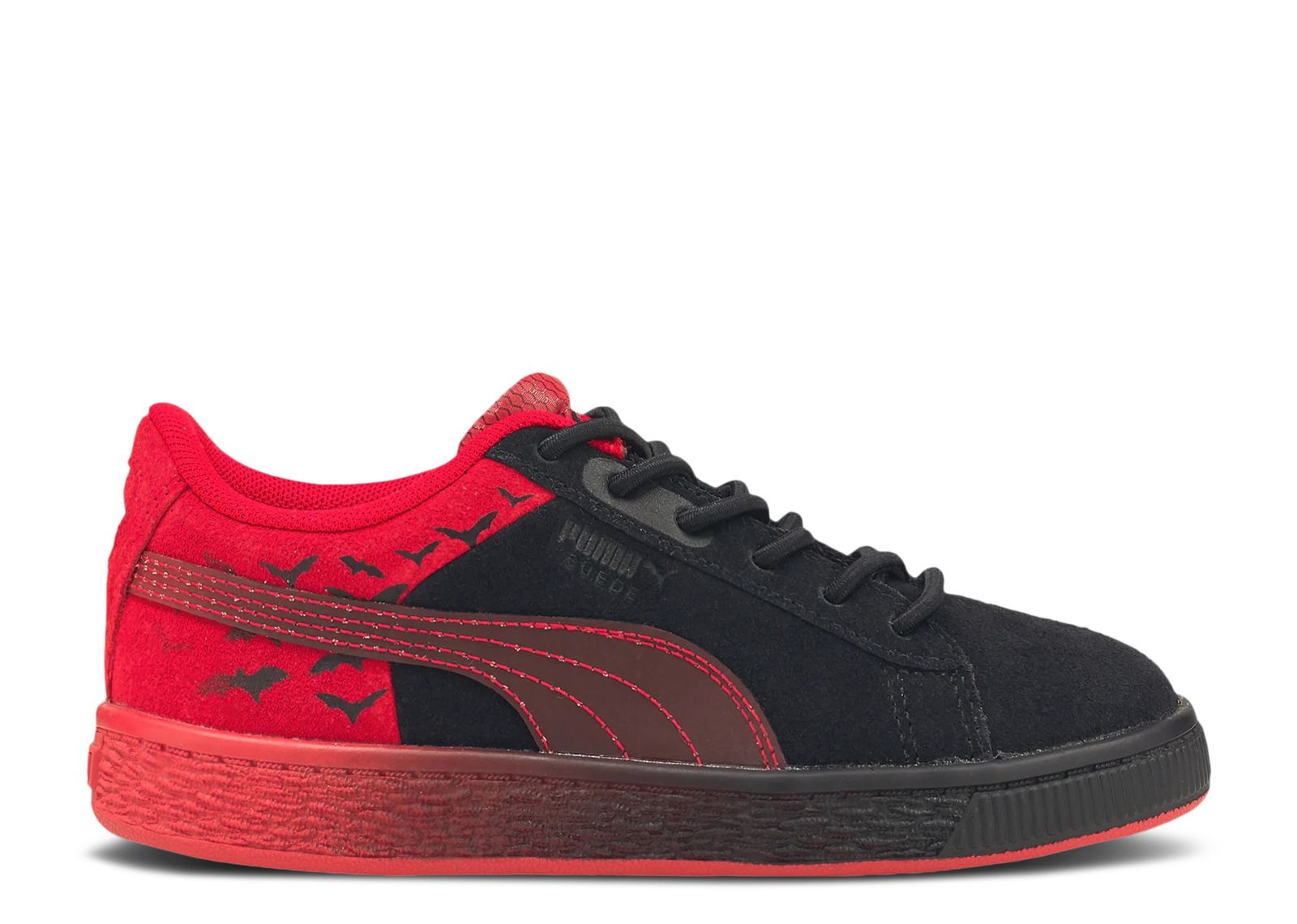 Batman x Suede Classic Little Kid 'Black Barbados Cherry'