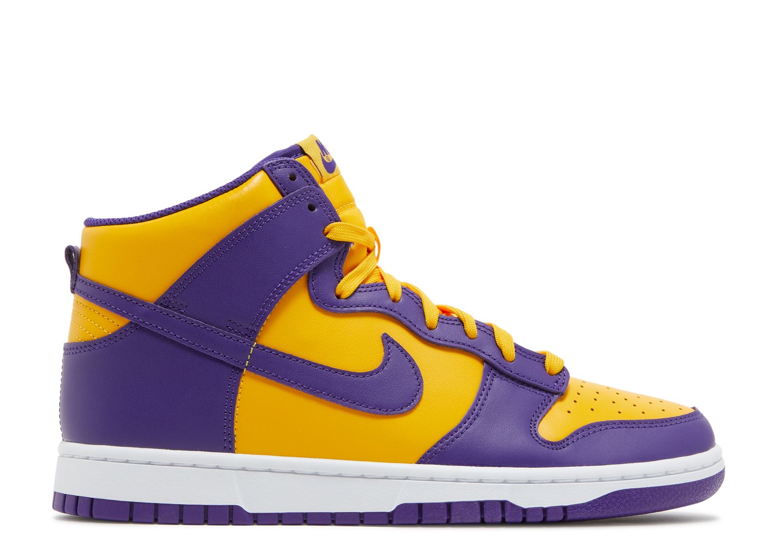 Dunk High 'Lakers' - Nike - DD1399 - court purple/university gold/white/court purple | Flight Club