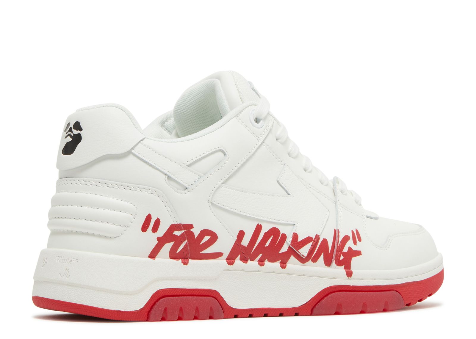Off White Out Of Office Low 'For Walking White Red' 2022 - Off