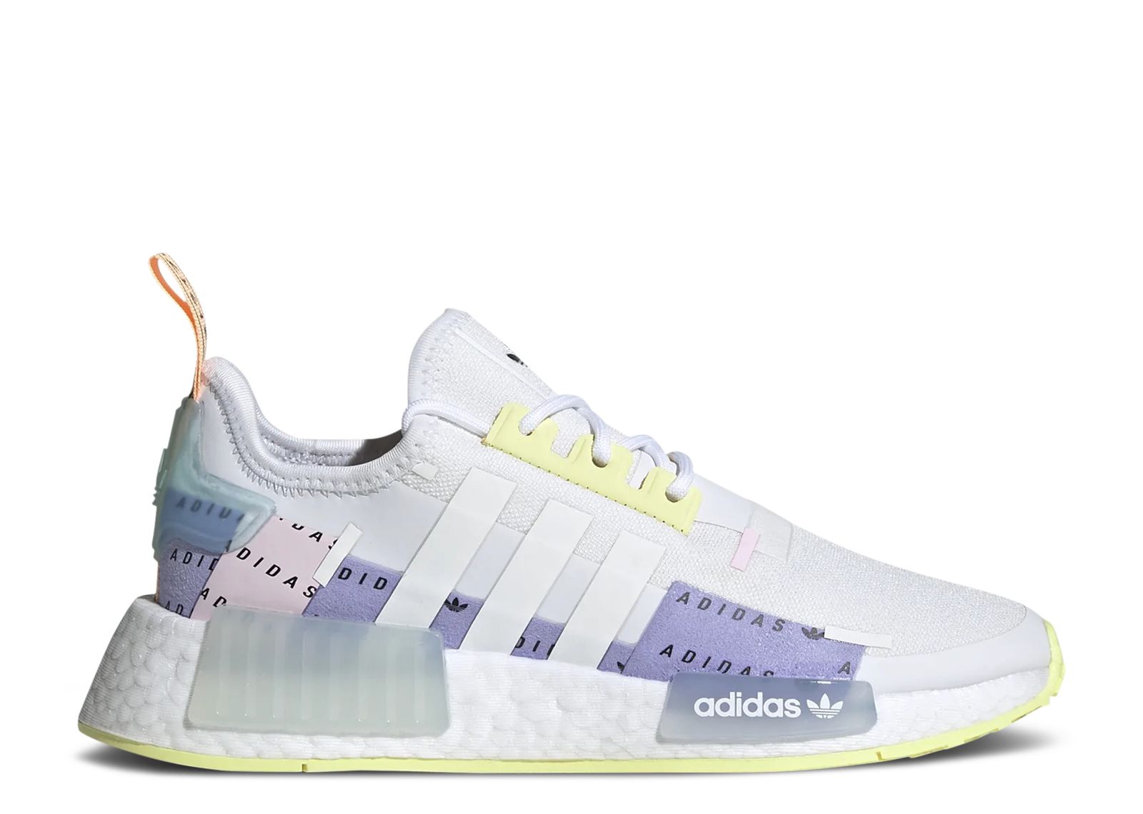 Adidas nmd purple and 2025 yellow