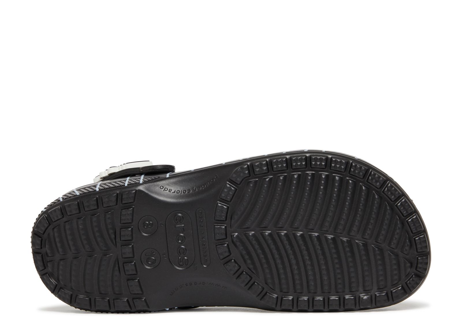 CROCS X RON ENGLISH Party Animal Shoe Black/White 207523-001 Crocs Launched the Ultimate Party Animal Shoe With Foot  main image 2