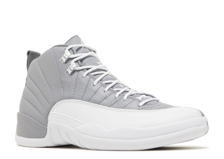 grey jordans 12