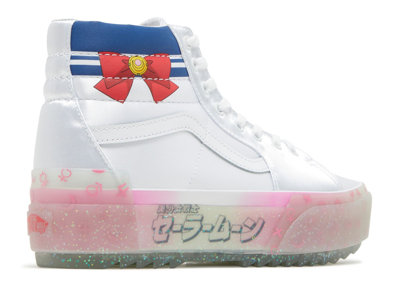 VANS X shops PRETTY GUARDIAN SAILOR MOON SK8-HI STACKED Womens Size 7