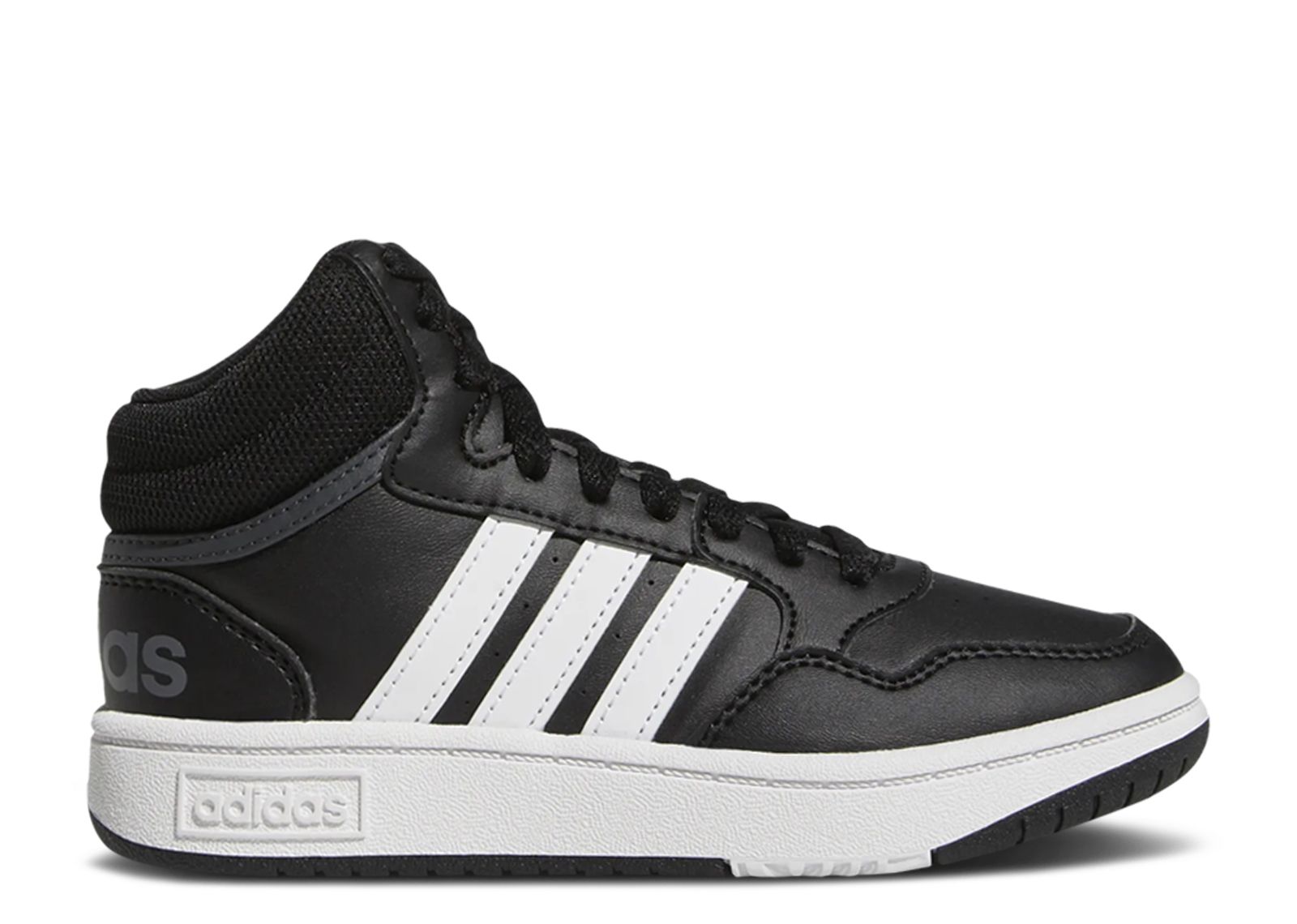 NEW ADIDAS men\'s hoops 2.0 mid basketball shoe in black/white adidas Hoops 2.0 Mid White Black for Sale | Authenticity  main image 2