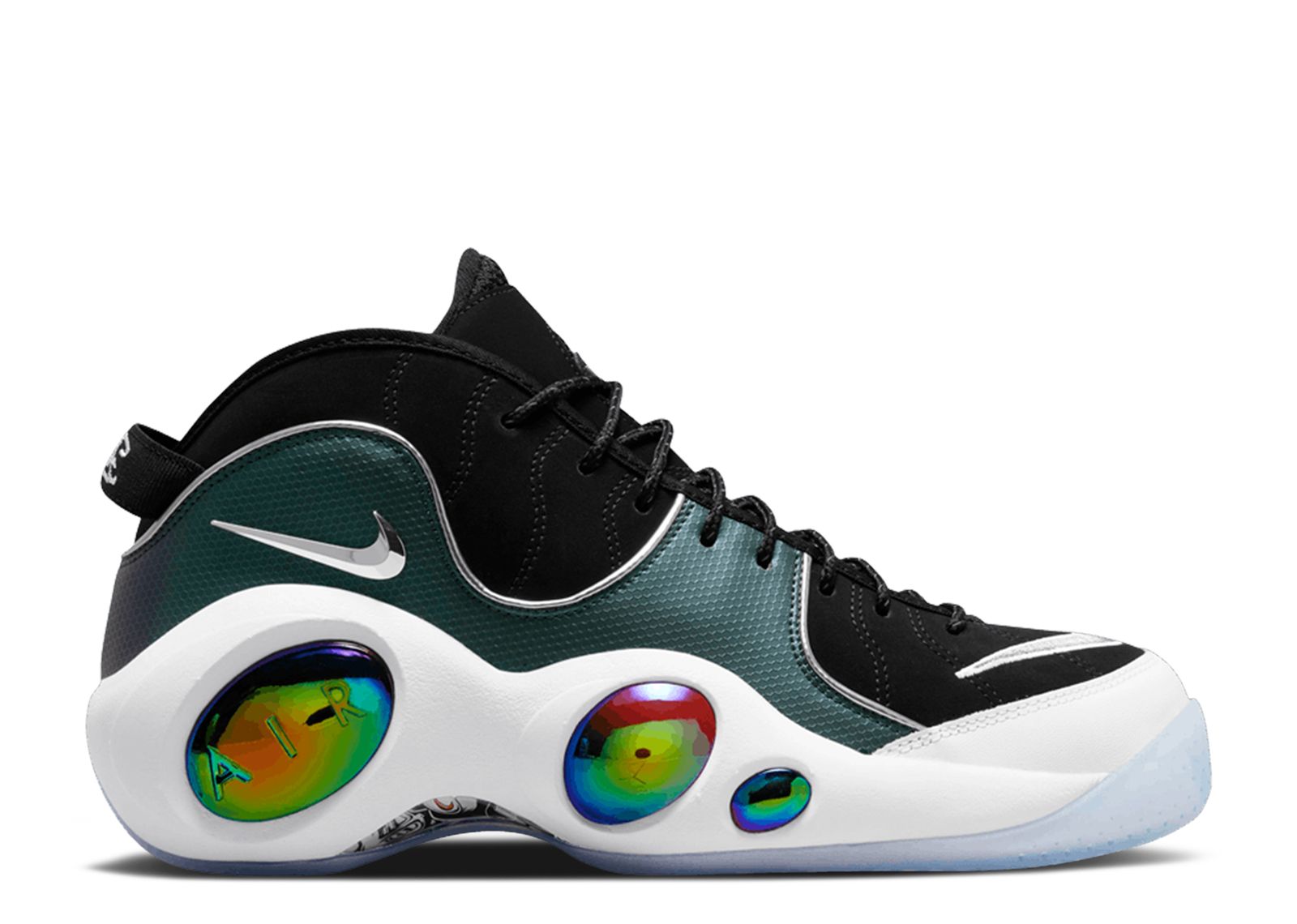 DS 2007 Nike Air Zoom Flight Five B Jason Kidd Black/Grey 624055-001 Size 10.5 DS 2007 Nike Air Zoom Flight Five B Jason Kidd Black/Grey  main image 2