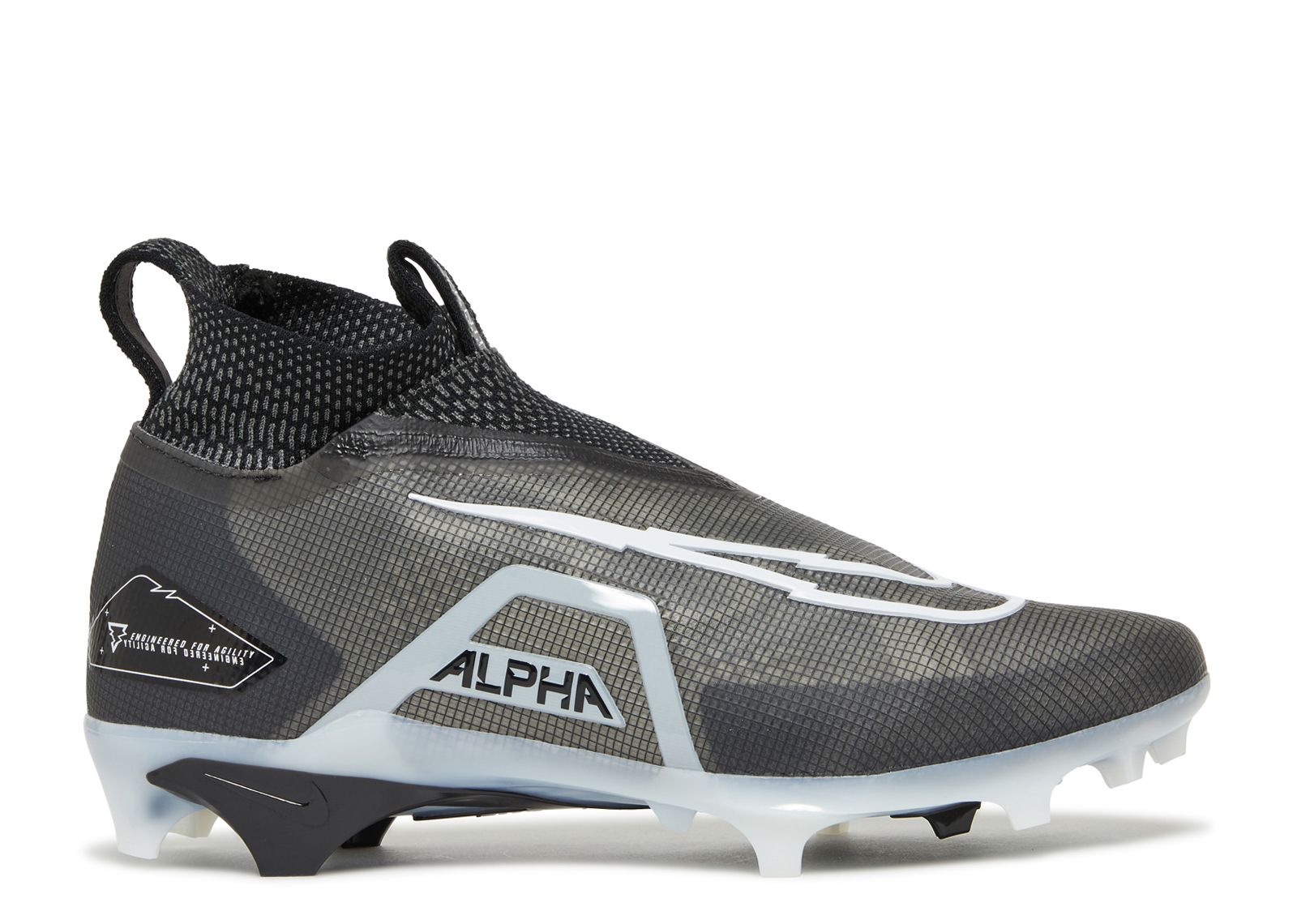 Nike Alpha Menace Elite 3 'Black Iron Grey' Football 2024 Cleats