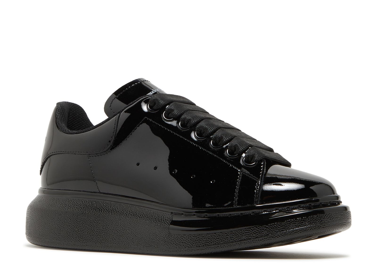 Alexander McQueen Wmns Oversized Sneaker 'Black' - Alexander