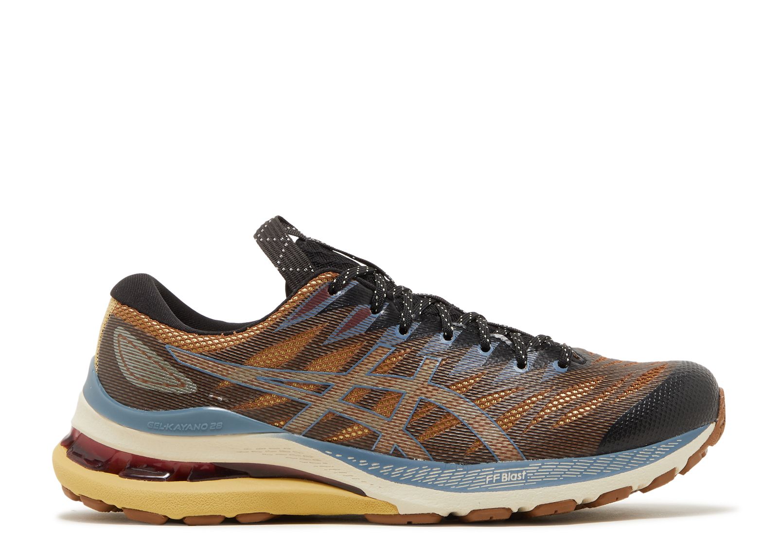 Wmns FN3-S Gel Kayano 28 'Anthracite Antique Gold'