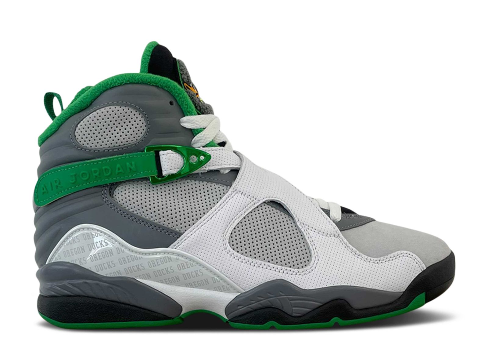 Air Jordan VIII 'University of Oregon - Pure Platinum' PE