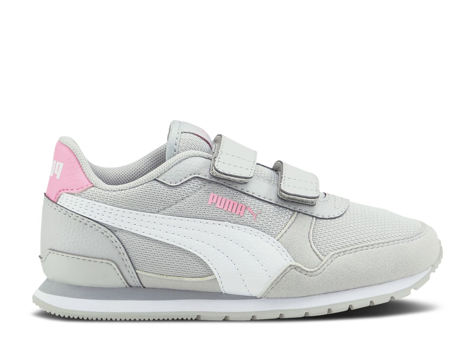 ST Runner v3 Mesh V Little Kid 'Grey Violet Prism Pink'