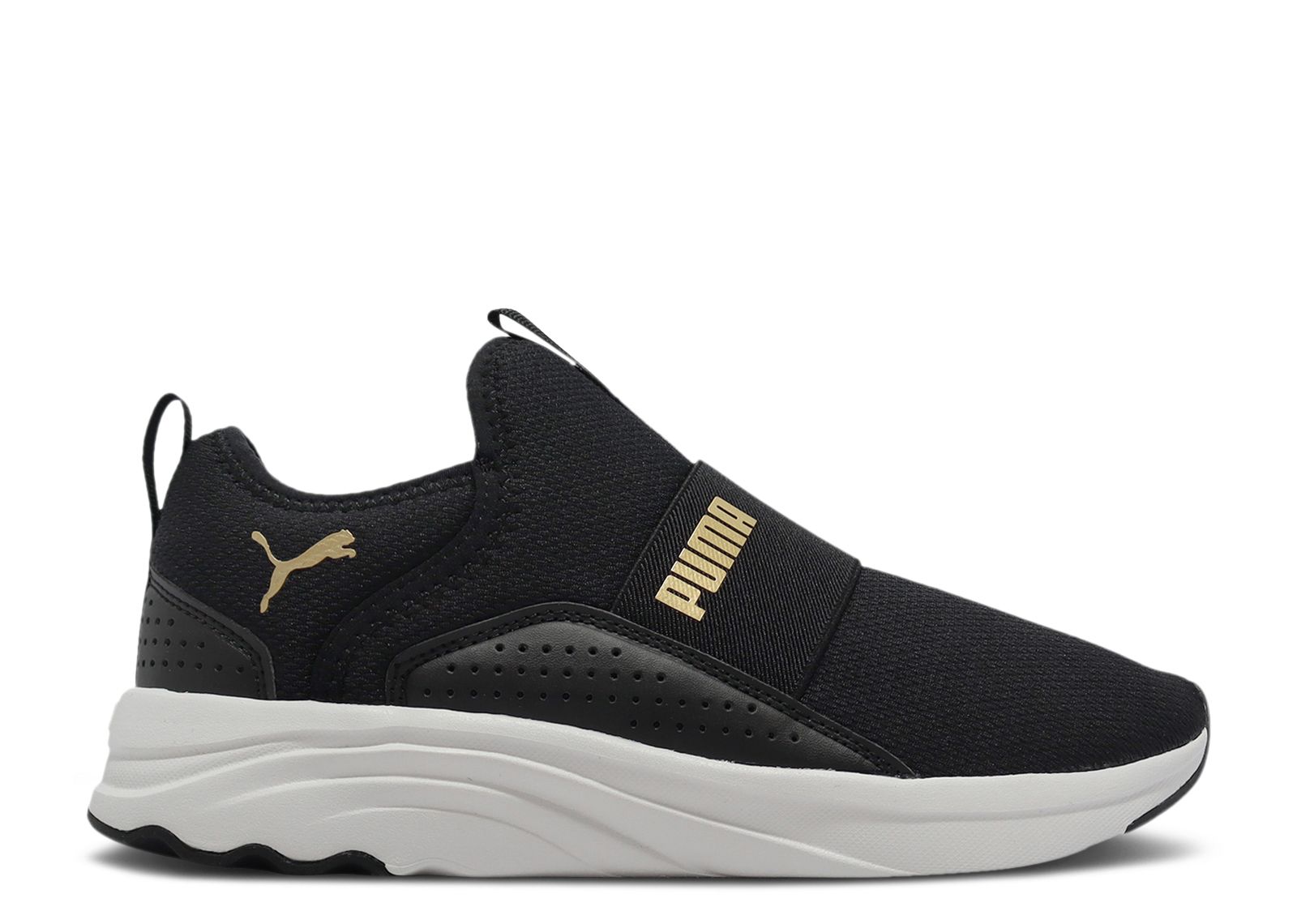 Wmns Softride Sophia Slip-On 'Black Team Gold'