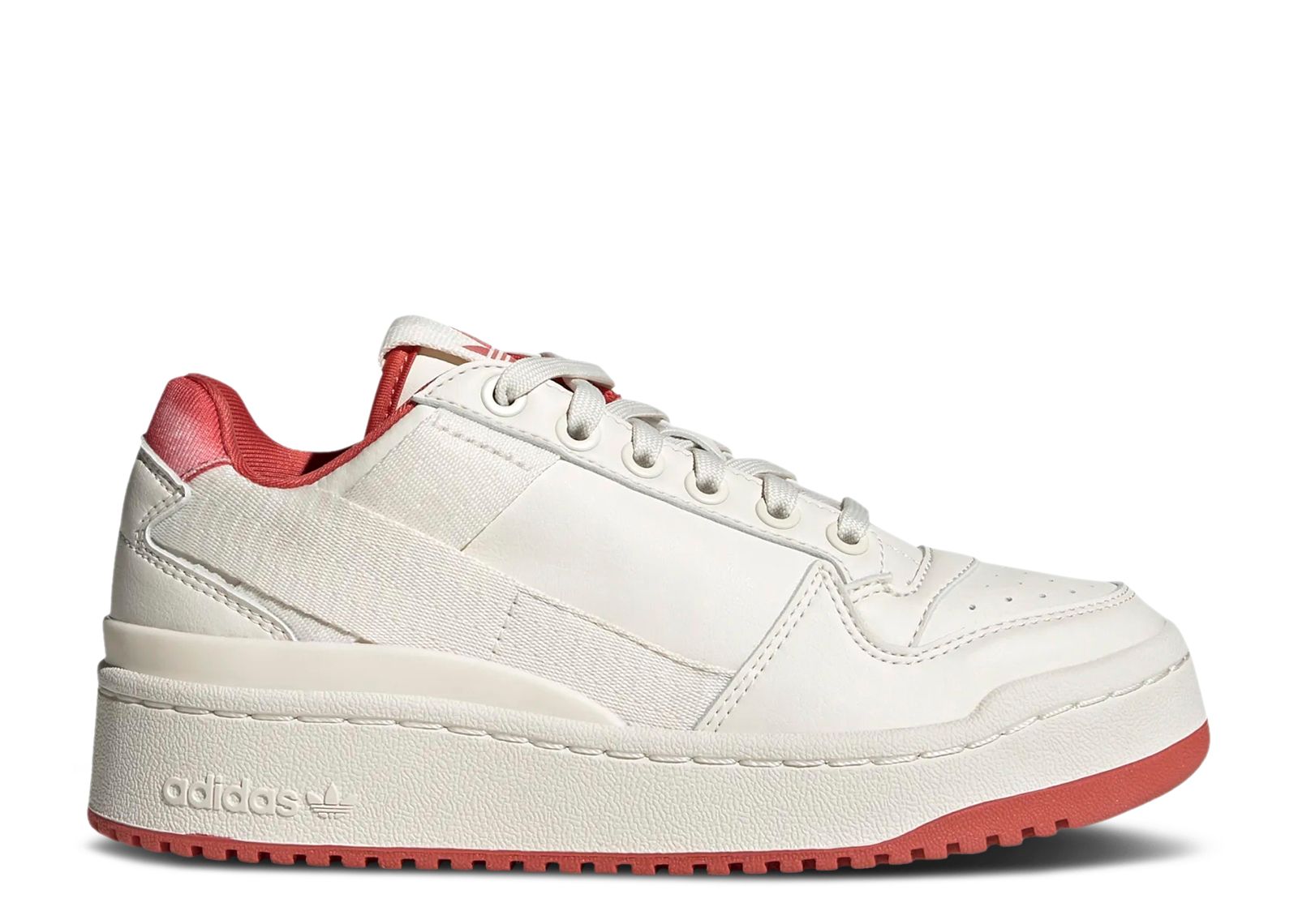 Forum Bold Low J 'White Crew Red' - Adidas - GX7292 - chalk white