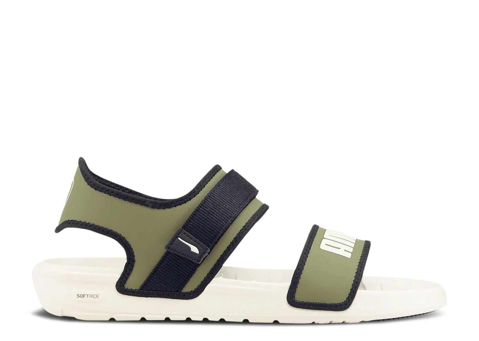 Softride Slide 'White Dark Green Moss'