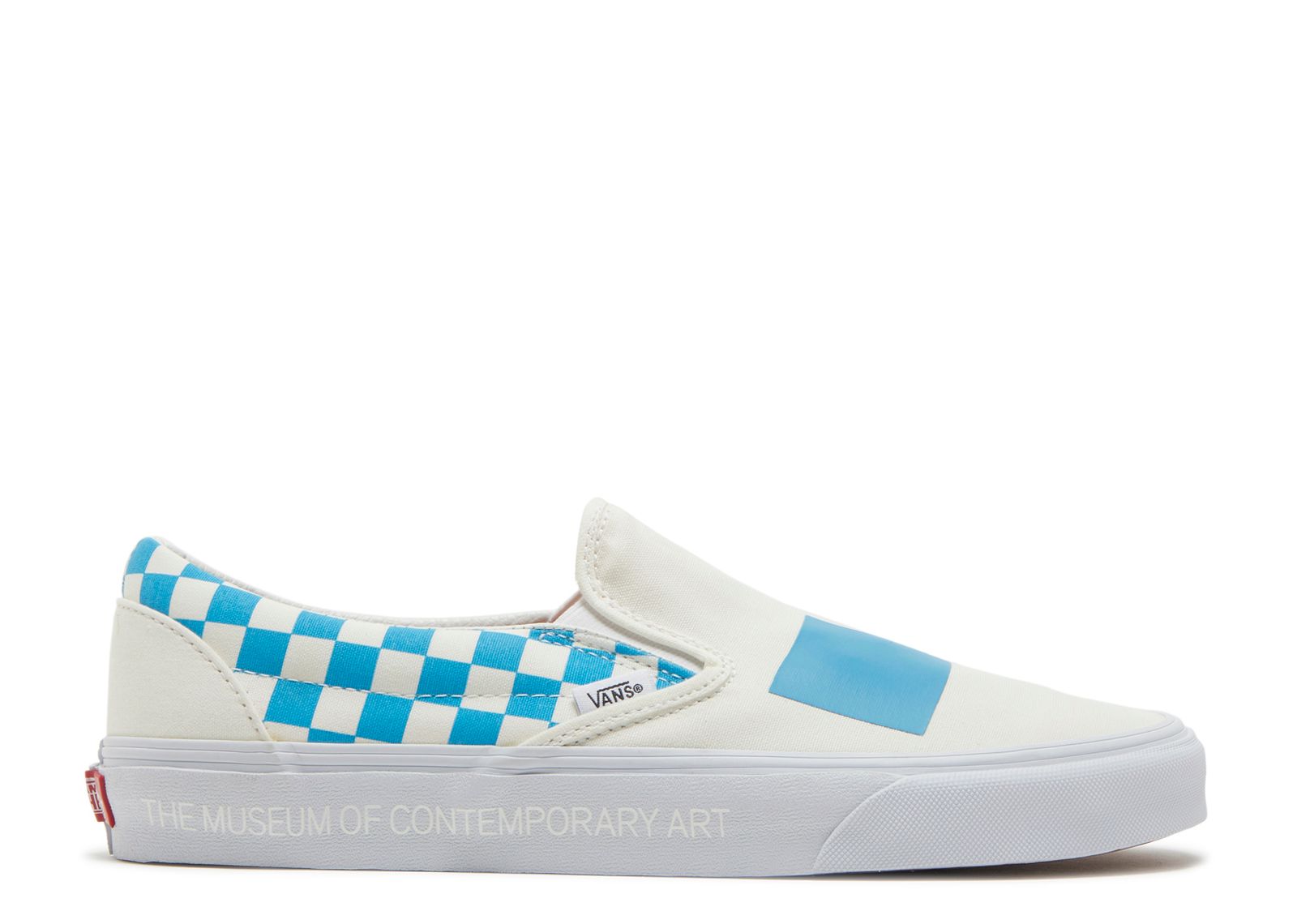 MOCA x Classic Slip-On 'Checkerboard - Cyan'