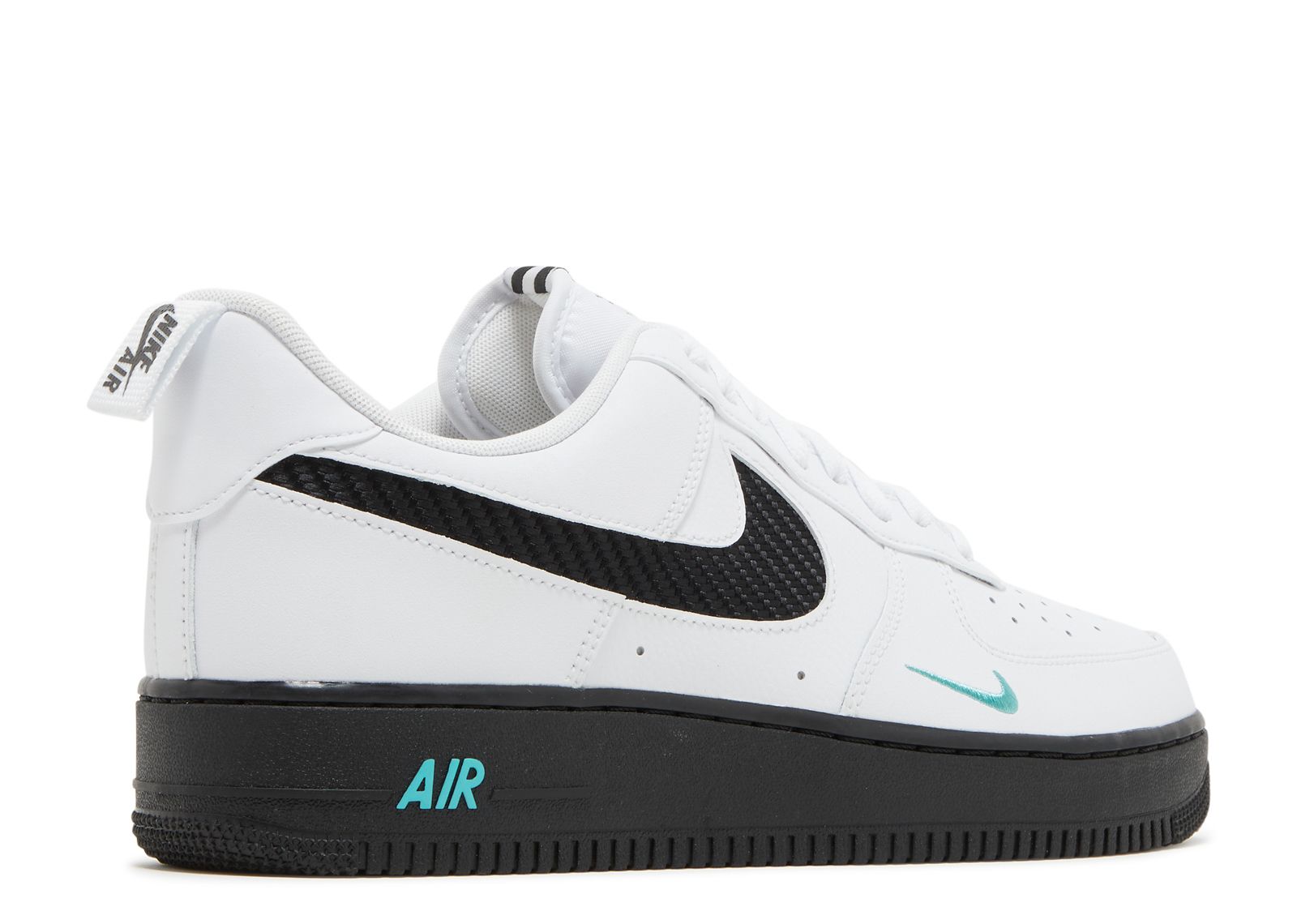 Nike Air Force 1 '07 LV8 Shoes White Black Washed Teal DR0155-100 Mens  Sizes NEW