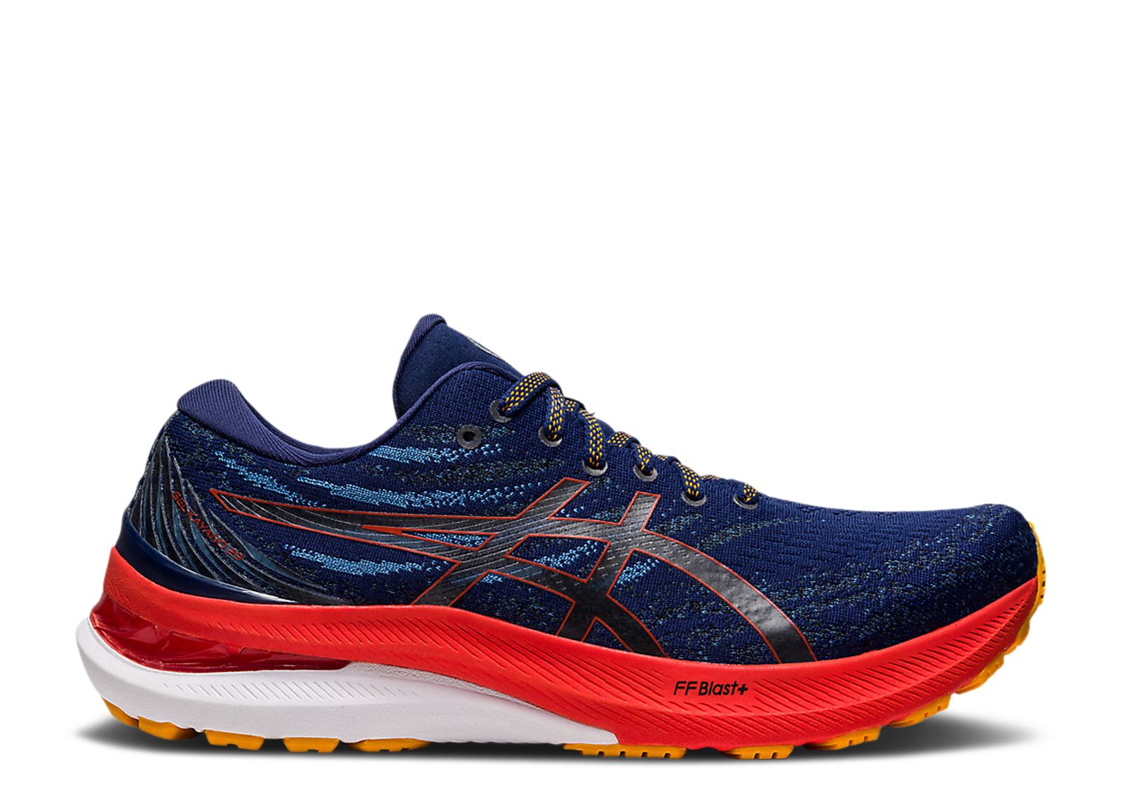 Gel Kayano 29 2E Wide 'Deep Ocean Cherry Tomato'