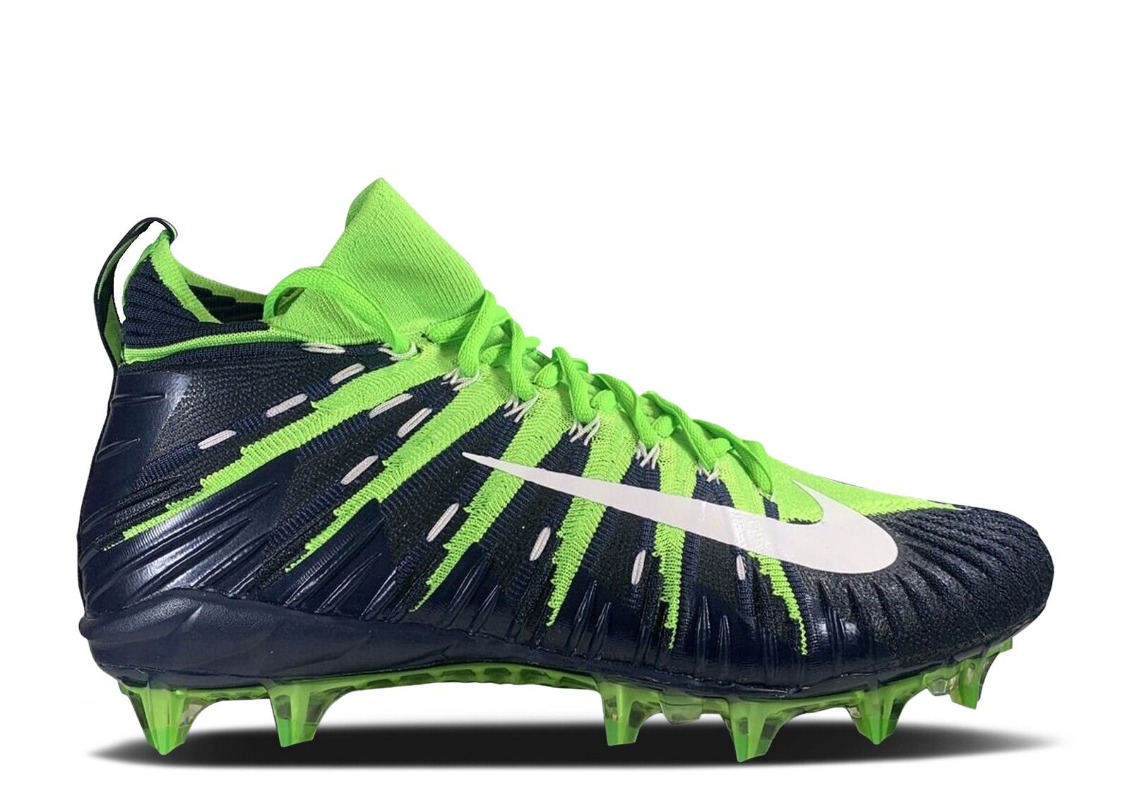Size 12 Nike Alpha Menace Elite Football Cleats Lime Green Blue AJ6547-301 NEW 93c5697504ebfa57_original.jpeg main image 4