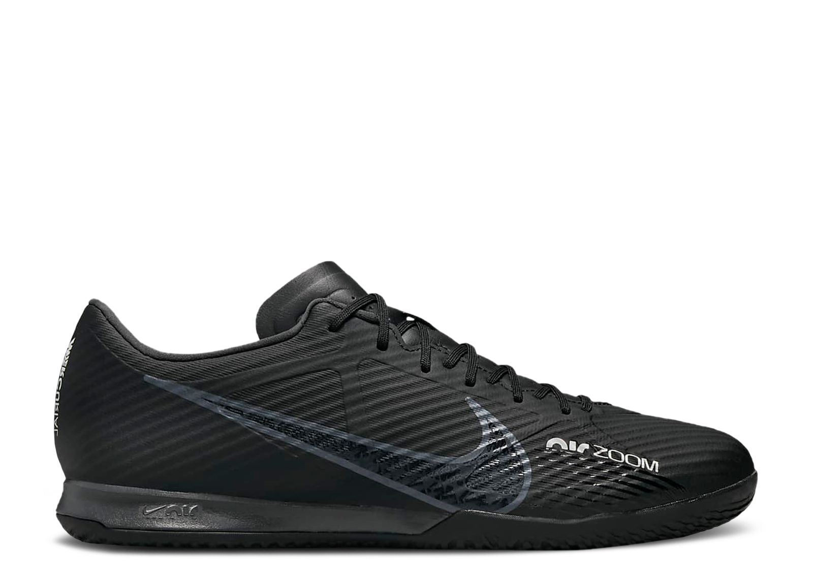Nike Black Air Zoom Size 7 DJ5633-001 Nike Zoom Vapor 15 Academy IC Shadow Pack Black Grey Shoes  main image 3