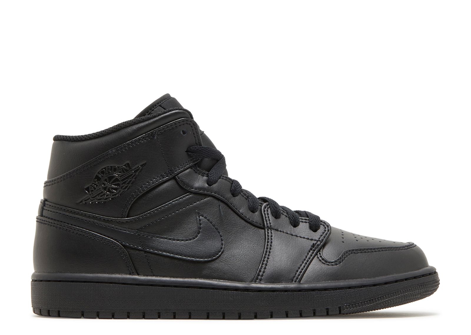 Jordan 1 Mid Black Grey