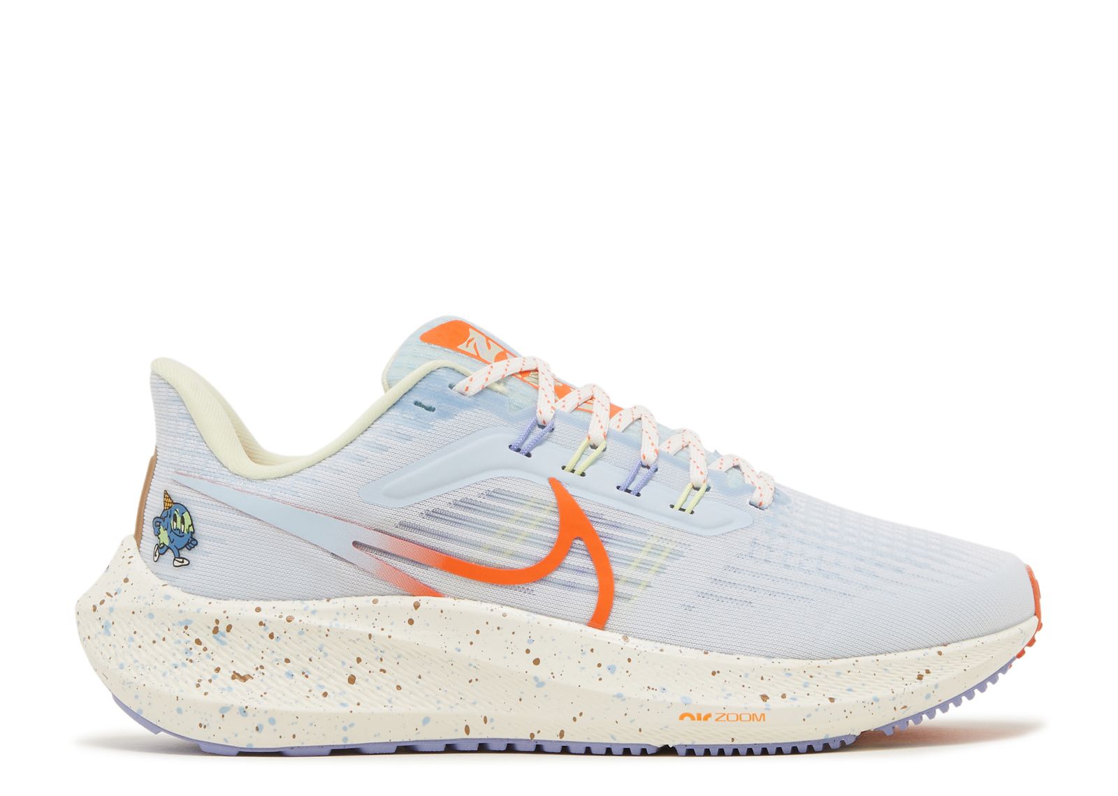 Wmns Air Zoom Pegasus 39 'Light Thistle Safety Orange' - Nike
