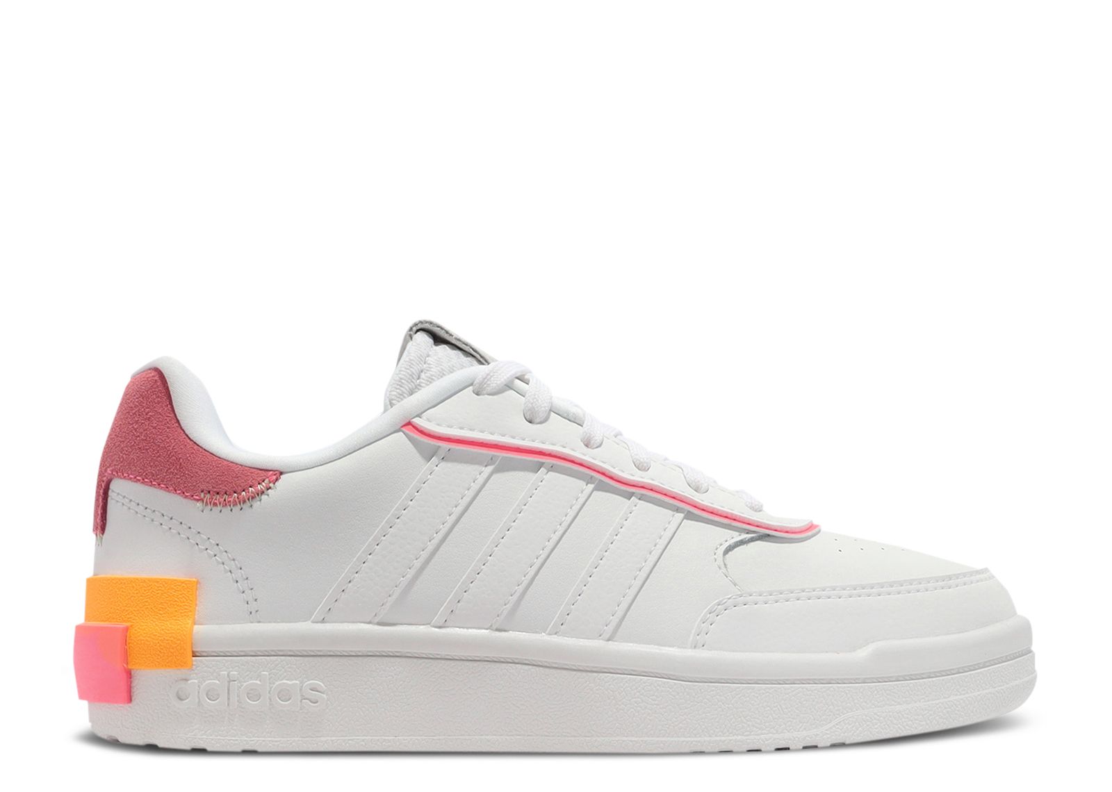 adidas Postmove SE White Acid Red Women Casual ... - Size 6 Women
