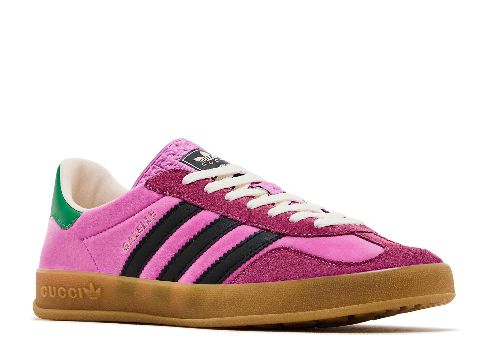 Gucci X Wmns Gazelle 'Pink Velvet' - Adidas - HQ7084 - pink