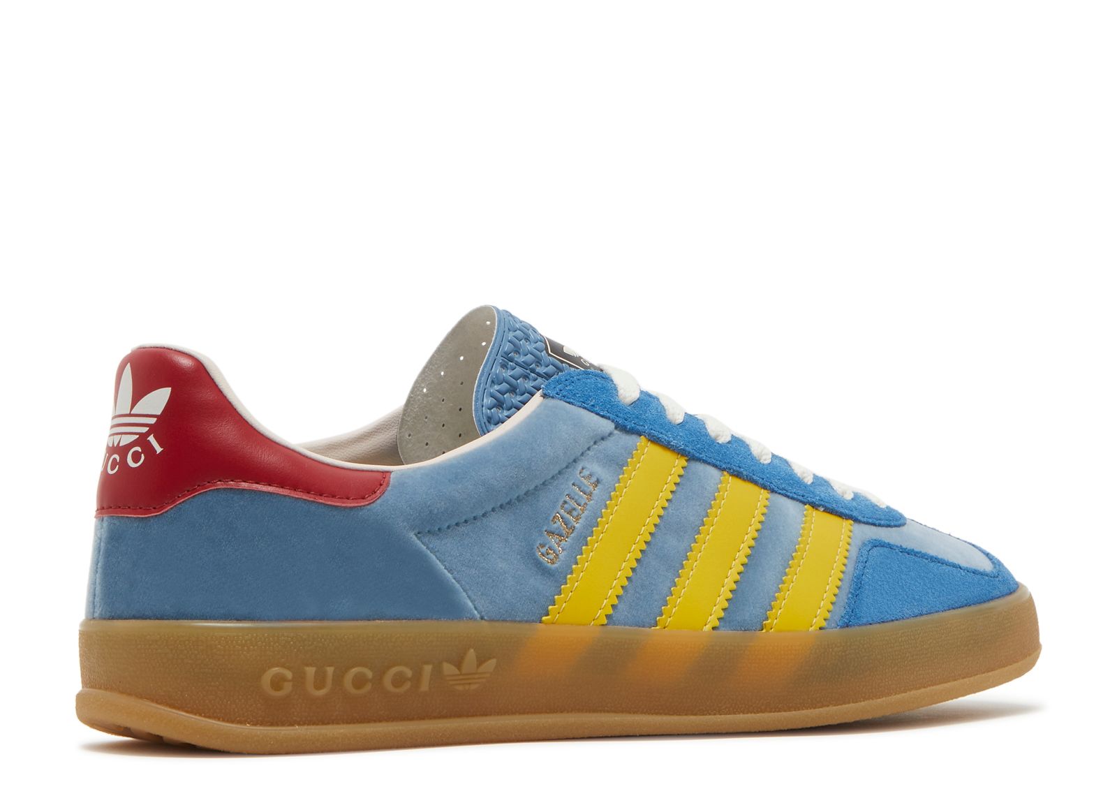 GUCCI ガゼル ライトブルー・シルク　24センチ　adidasコラボ Gucci X Gazelle 'Light Blue Suede' - Adidas - HQ8851 - light blue