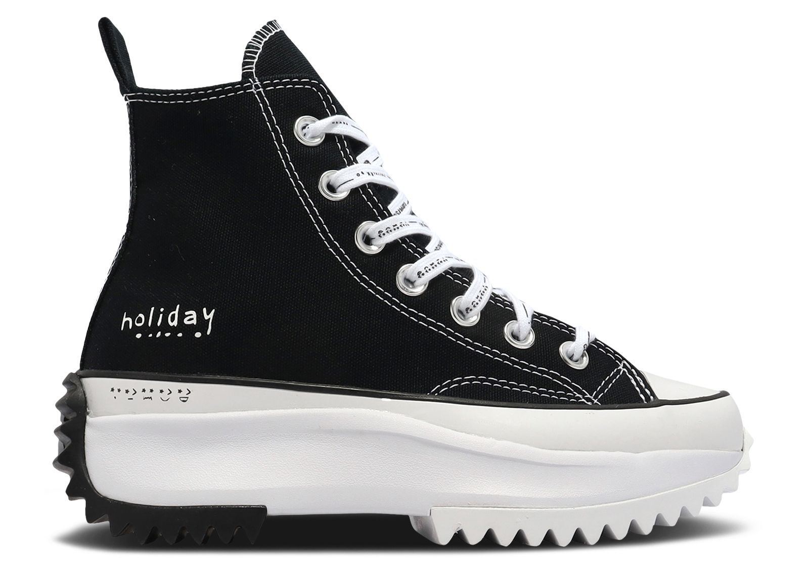 Run Star Hike High 'Holiday' - Converse - A03753C - black/white ...