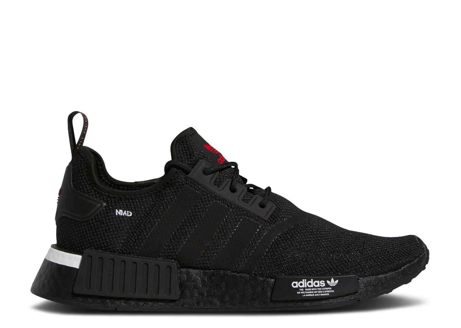 Nmd r1 clearance white black scarlet