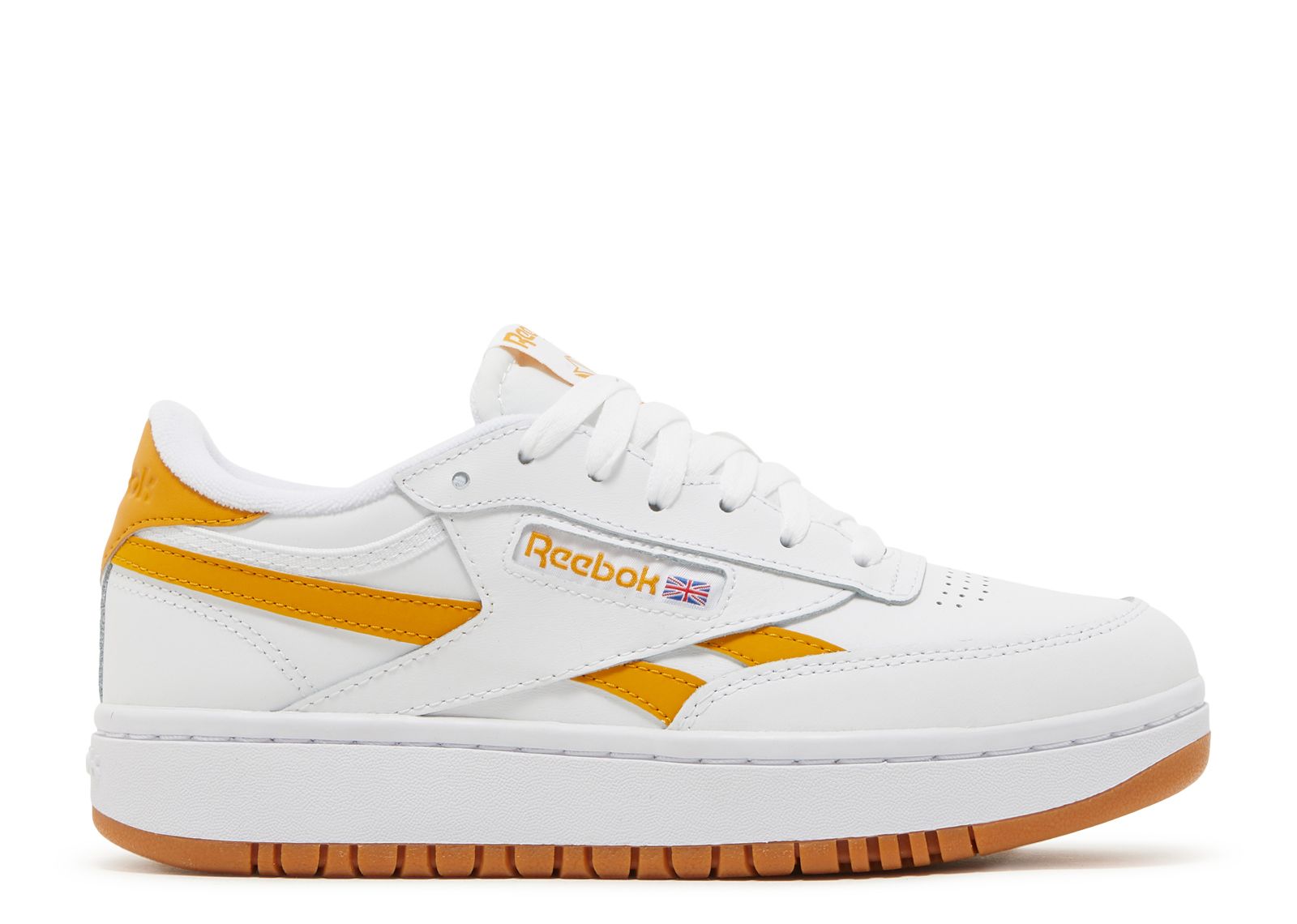 Wmns Club C Double Revenge 'White Bright Ochre'