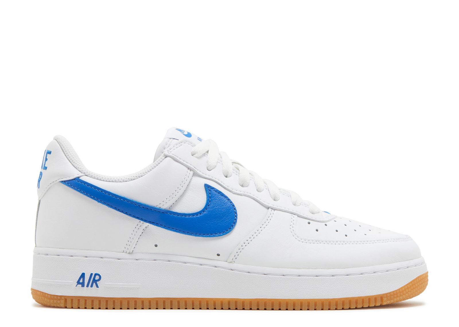 Size 15 - Nike Air Force 1 Low White Red Blue Mismatched Swooshes