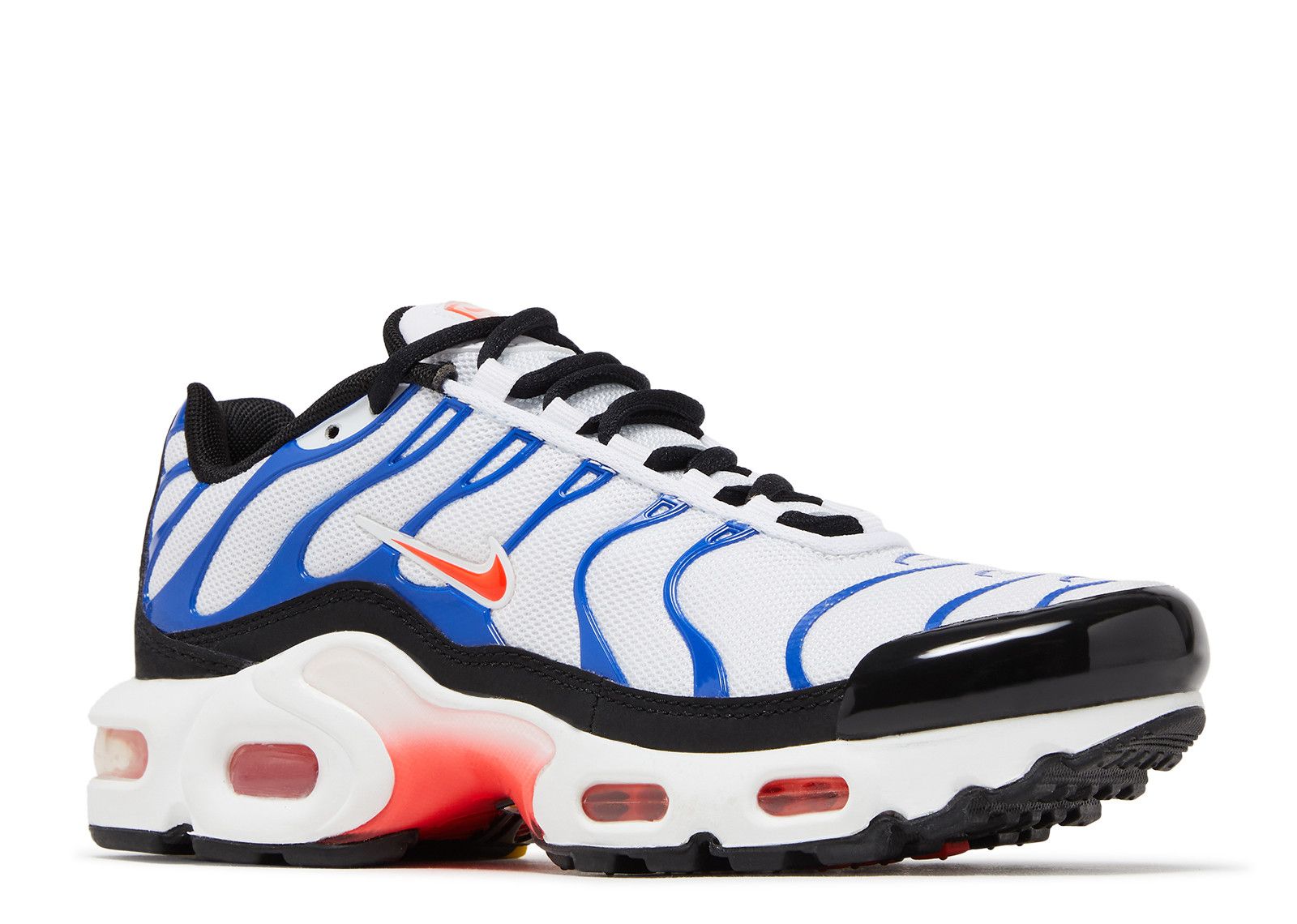 Air Max Plus GS White Game Royal Nike CD0609 107 white game royal black bright crimson Flight Club