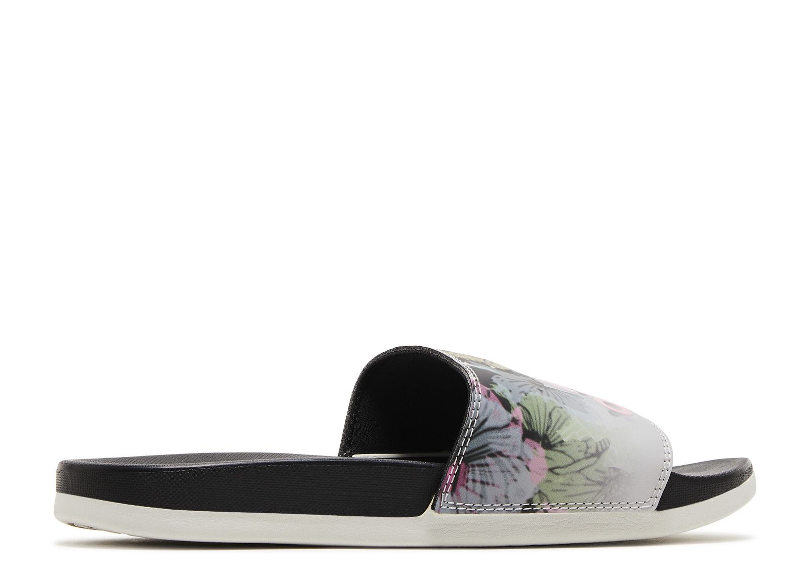 adidas floral sliders