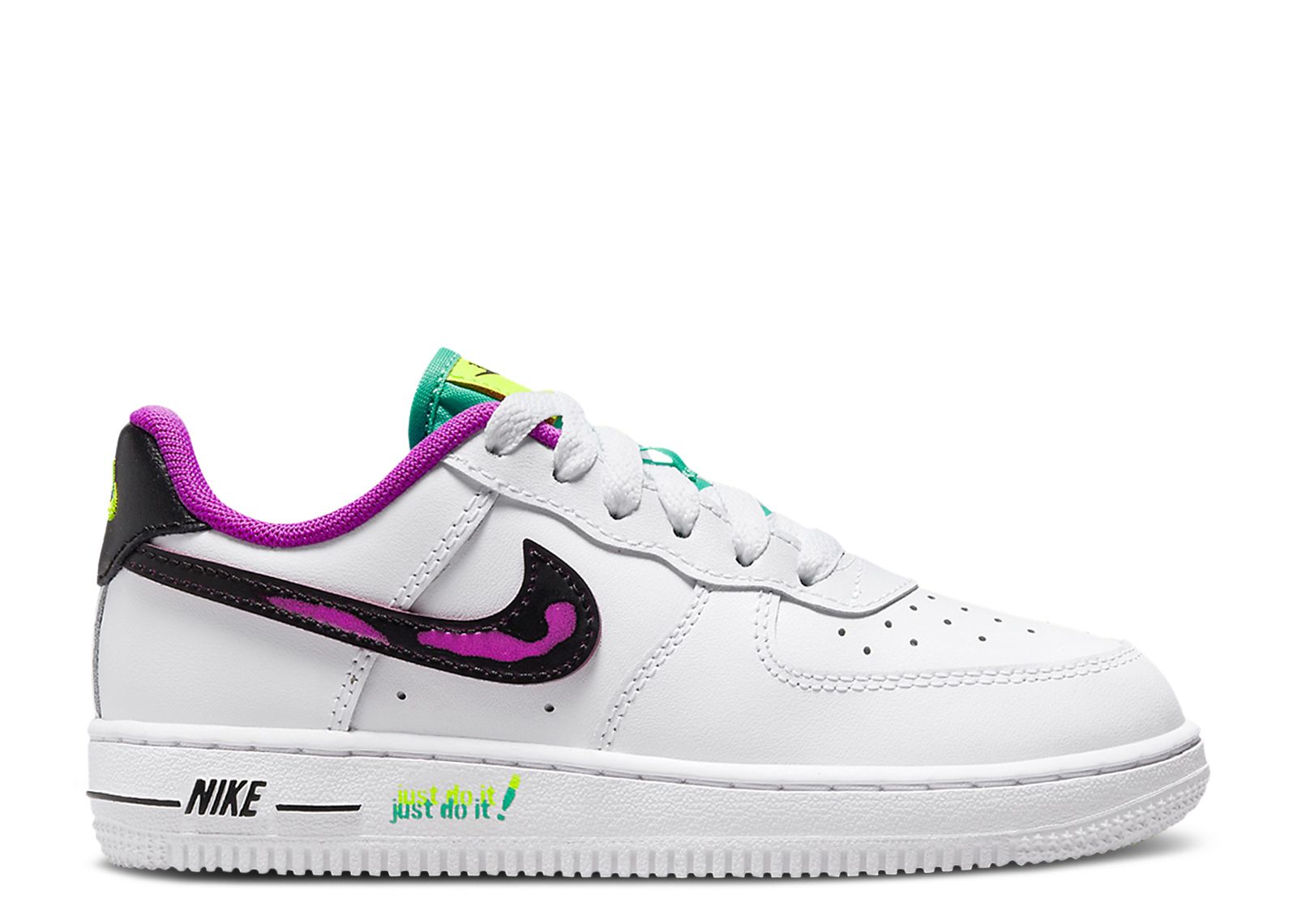 nike air force 1 lv8 just do it white
