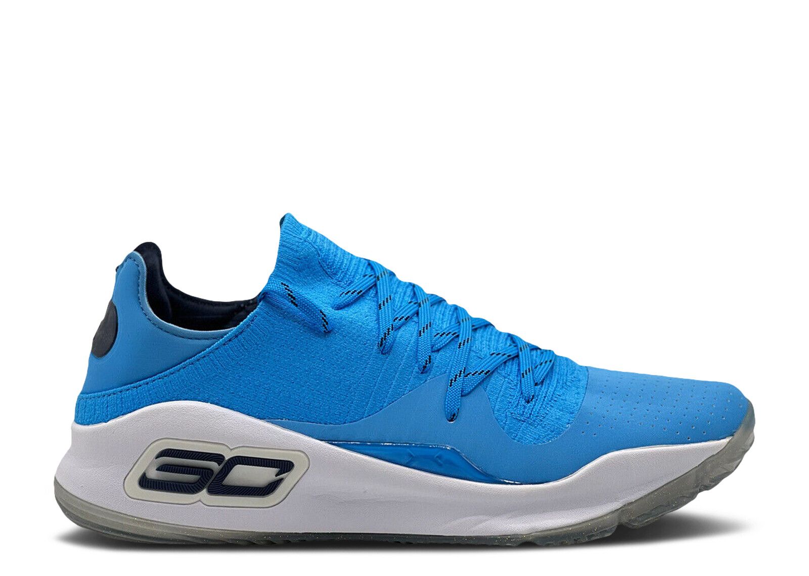 Under Armour Curry 4 Low Sample Basketball Shoes Size 10 3021707-407 Blue RARE Under Armour Curry 4 Low Sample Basketball Shoes Size 10  main image 3