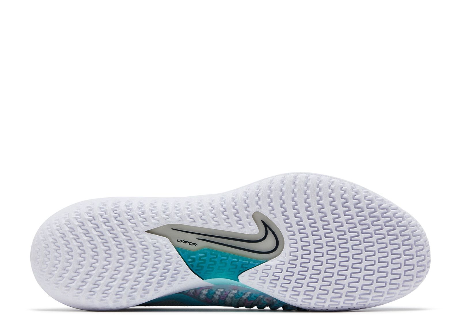 NEW Nike React Vapor NXT HC Tennis Shoes CV0724-102 Size 7 White Midnight Navy nike-react-vapor-nxt-scarpe-da  main image 2