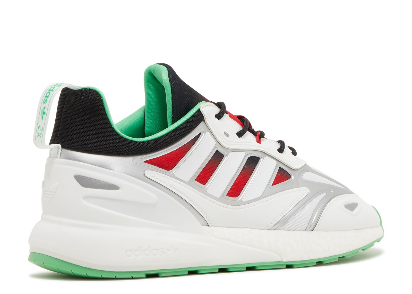 Marvel X ZX 2K Boost 'Gamora' - Adidas - GX1205 - silver metallic/cloud  white/scarlet | Flight Club