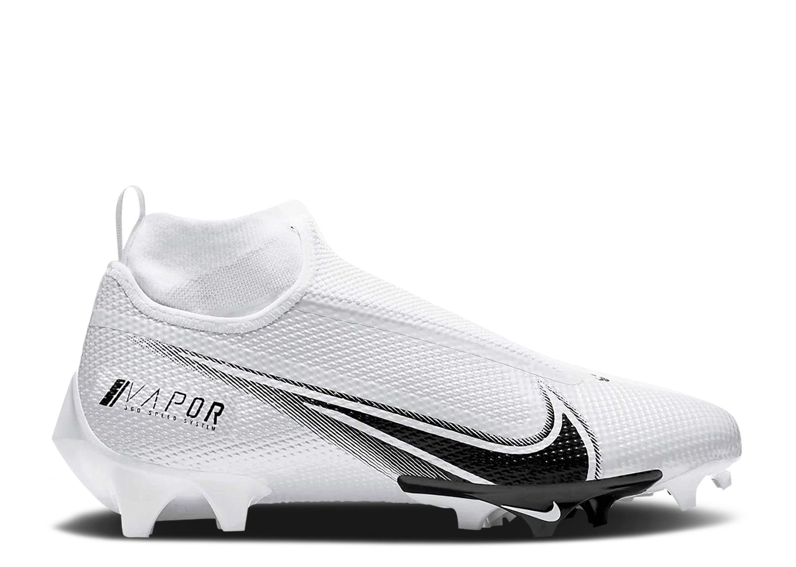 Nike Mens Vapor Edge Elite 360 Flyknit Football Cleats White CV6282-108 NEW Nike Vapor Edge 360 Elite Football Cleats White CV6282-108  main image 4