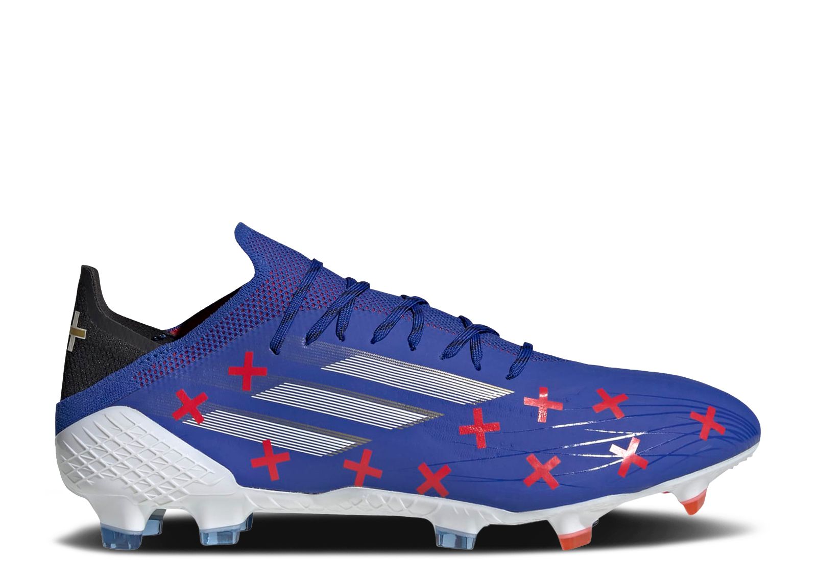 MEN\'S Adidas X Speedflow+ FG White Legacy Indigo Soccer Cleats GY4982 Amazon.com | adidas Unisex-Adult X Speedflow.4 Flexible  main image 4