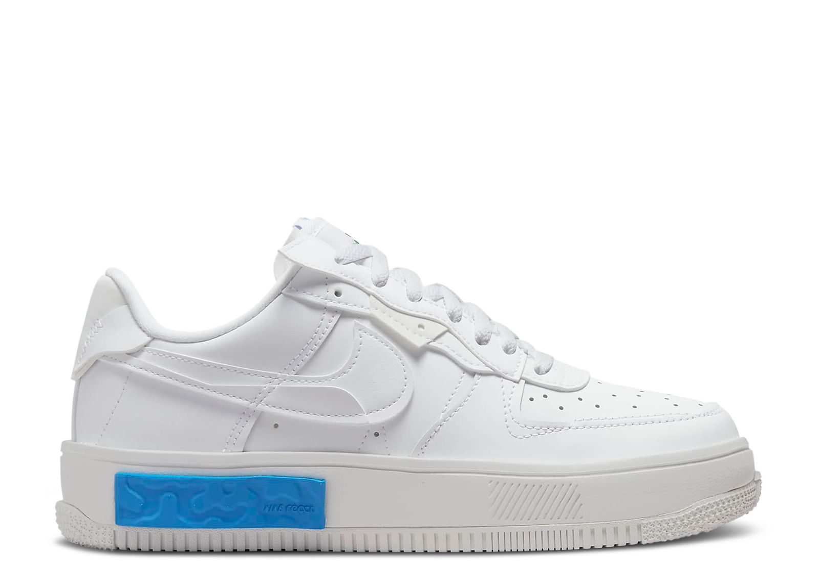 air force 1 white clear bottom